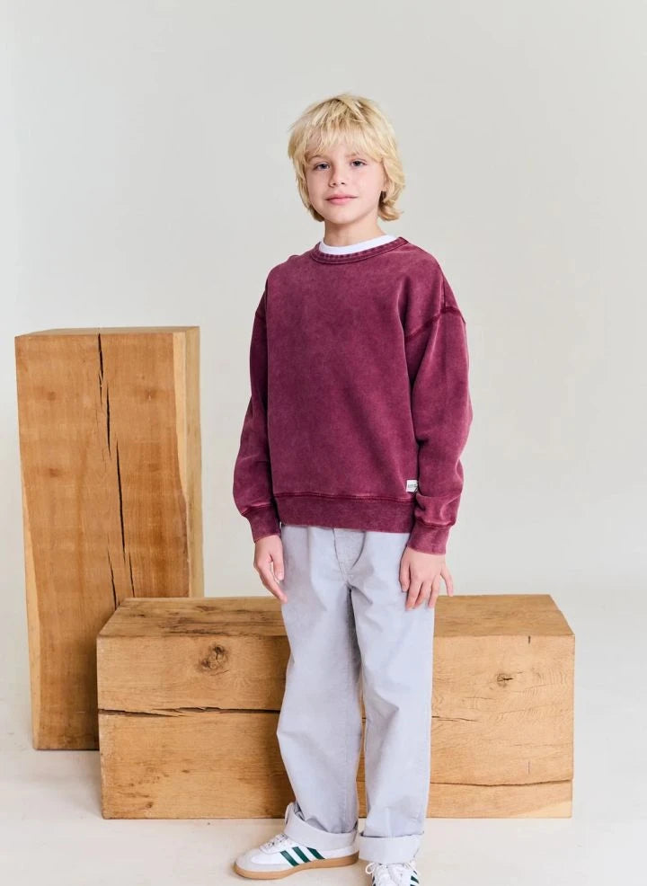 AO76 - Oscar Anniversary recycled cotton sweatshirt | Burgundy