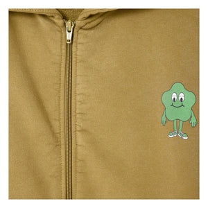 American Vintage - Zoky Zip-up Sweat Organic Cotton | Camel