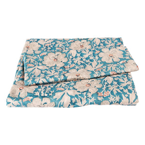 Le Monde Sauvage - Blue Window Curtain with Scent Pattern