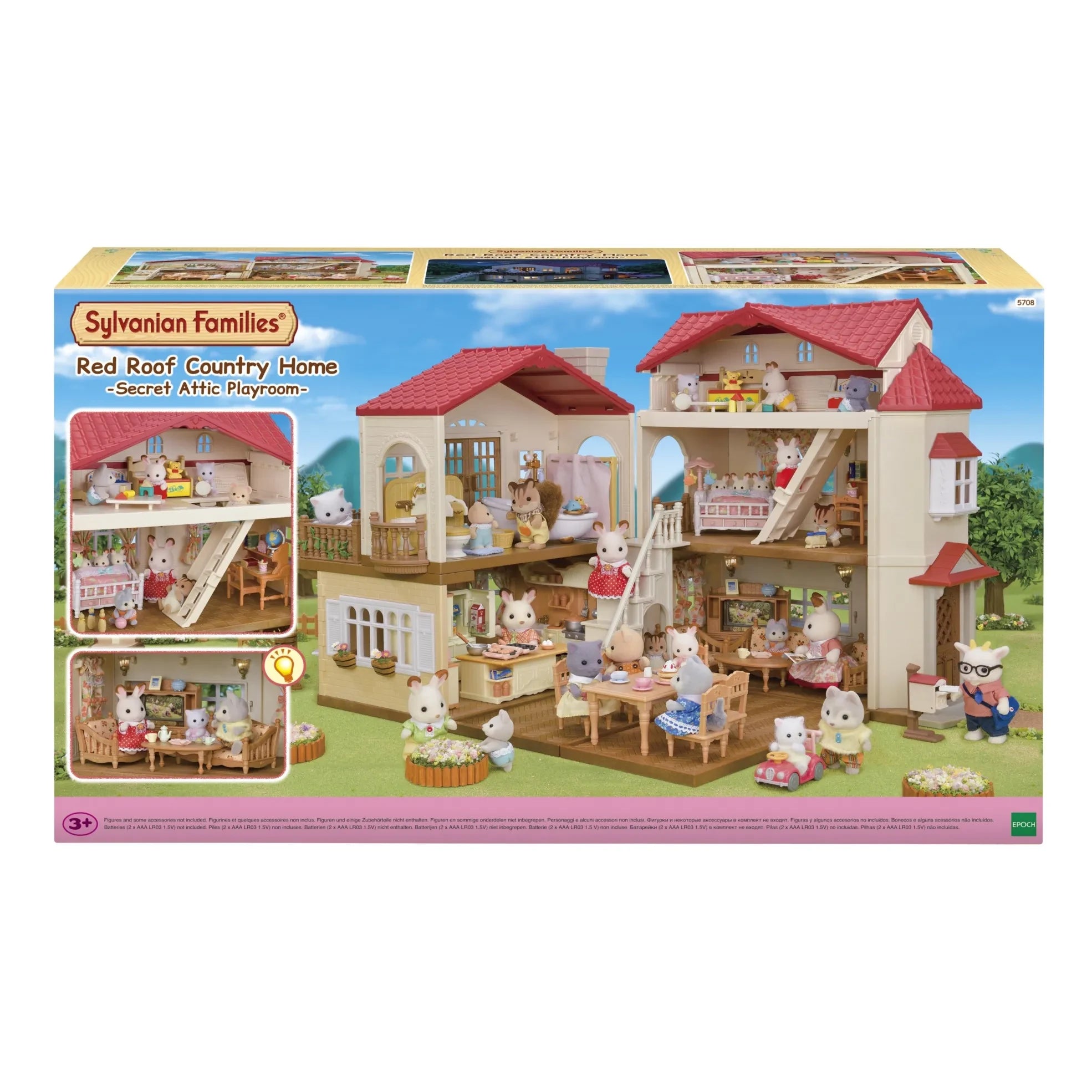 Sylvanian Families - Large, Bright House and Secret Room