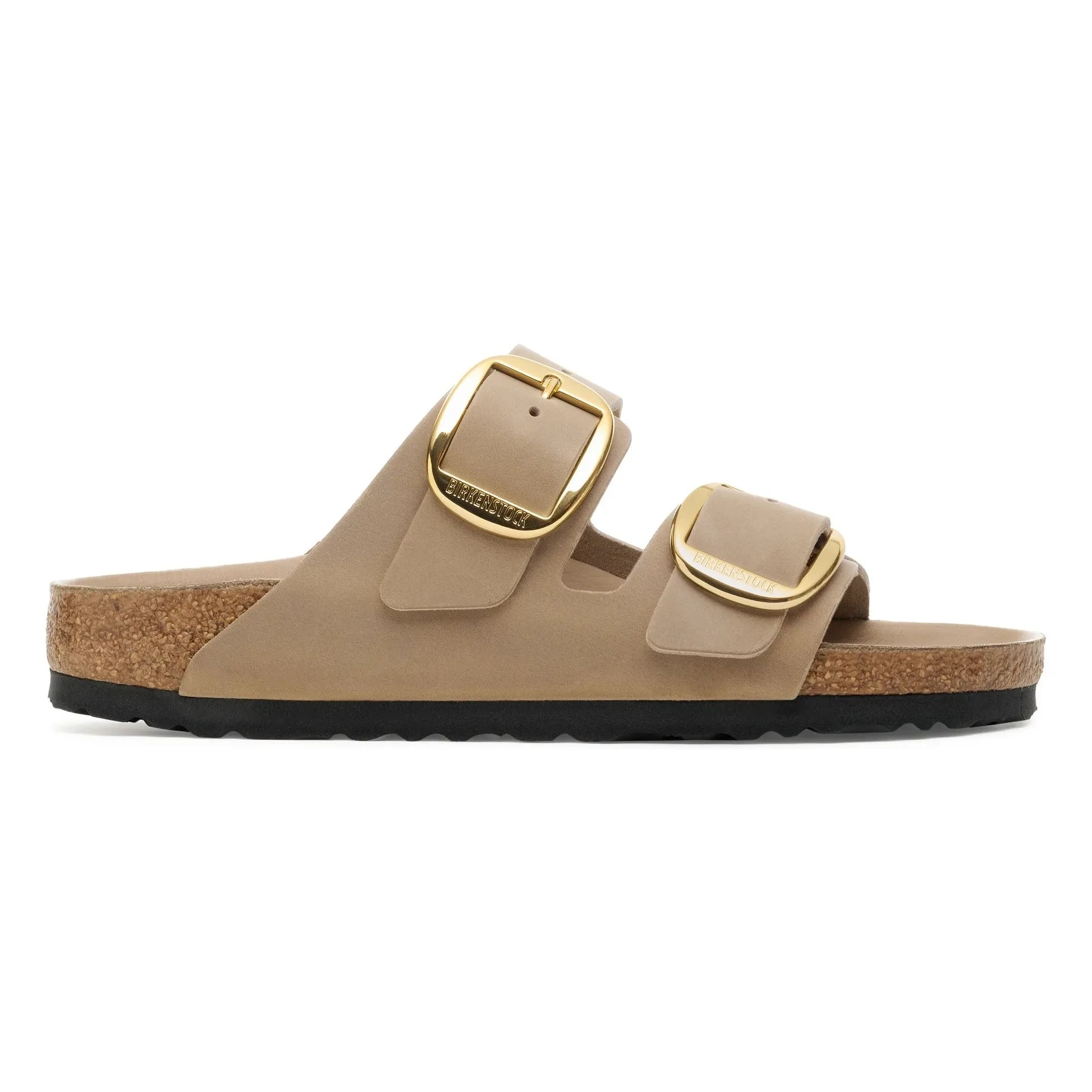 BIRKENSTOCK - Arizona Big Buckle Oiled Leather Sandal | Tobacco