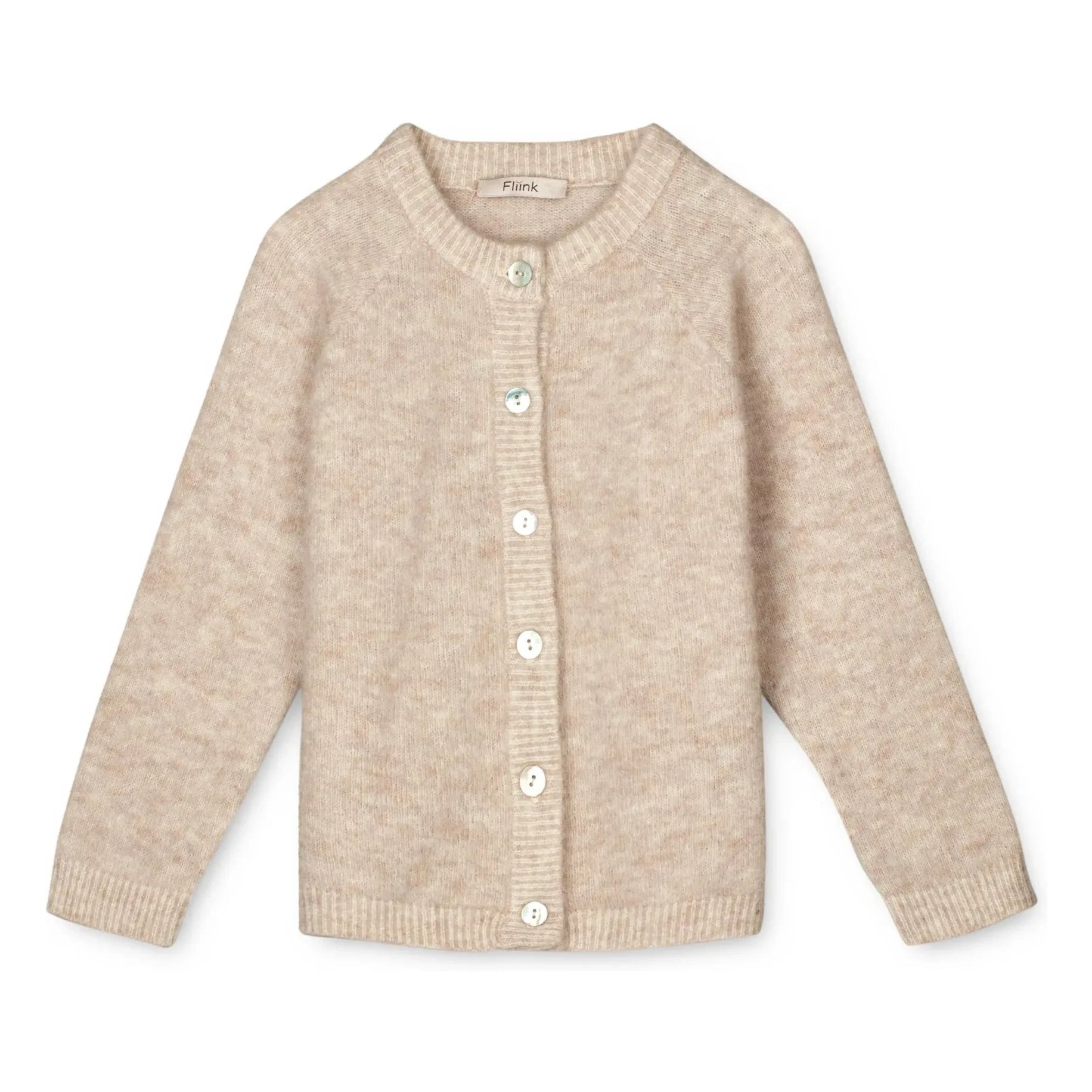Fliink - Wool and Alpaca Cardigan | Beige