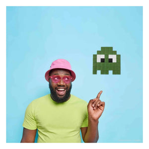 Pixel Corner - Pixel Art Kiti - Küçük Uzaylı | Koyu yeşil