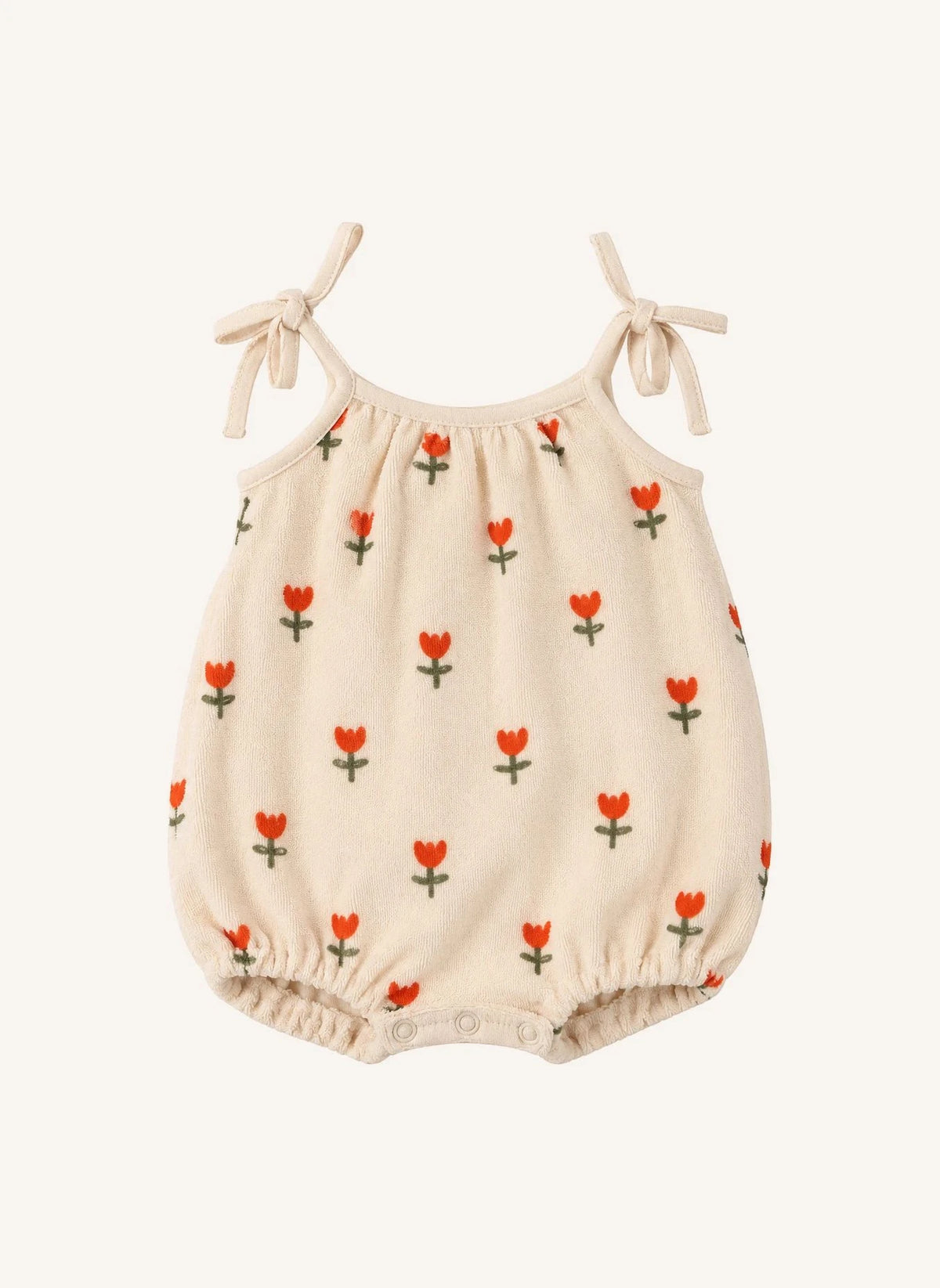 Emile et Ida - Grande Tulipe towel fabric towel | Pink