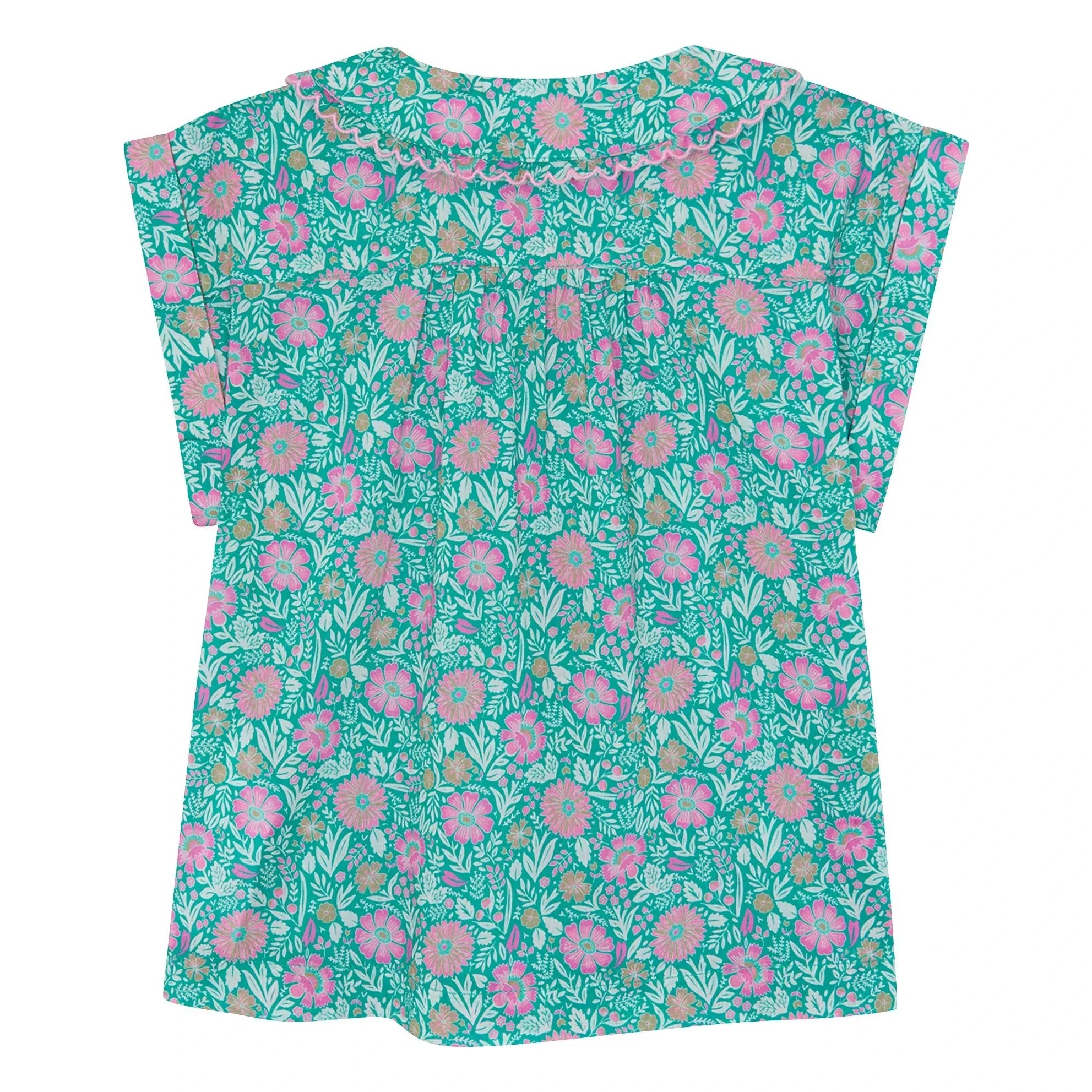 Bonton - Claudine Collared Shirt Lorelei Flowers | Lilac