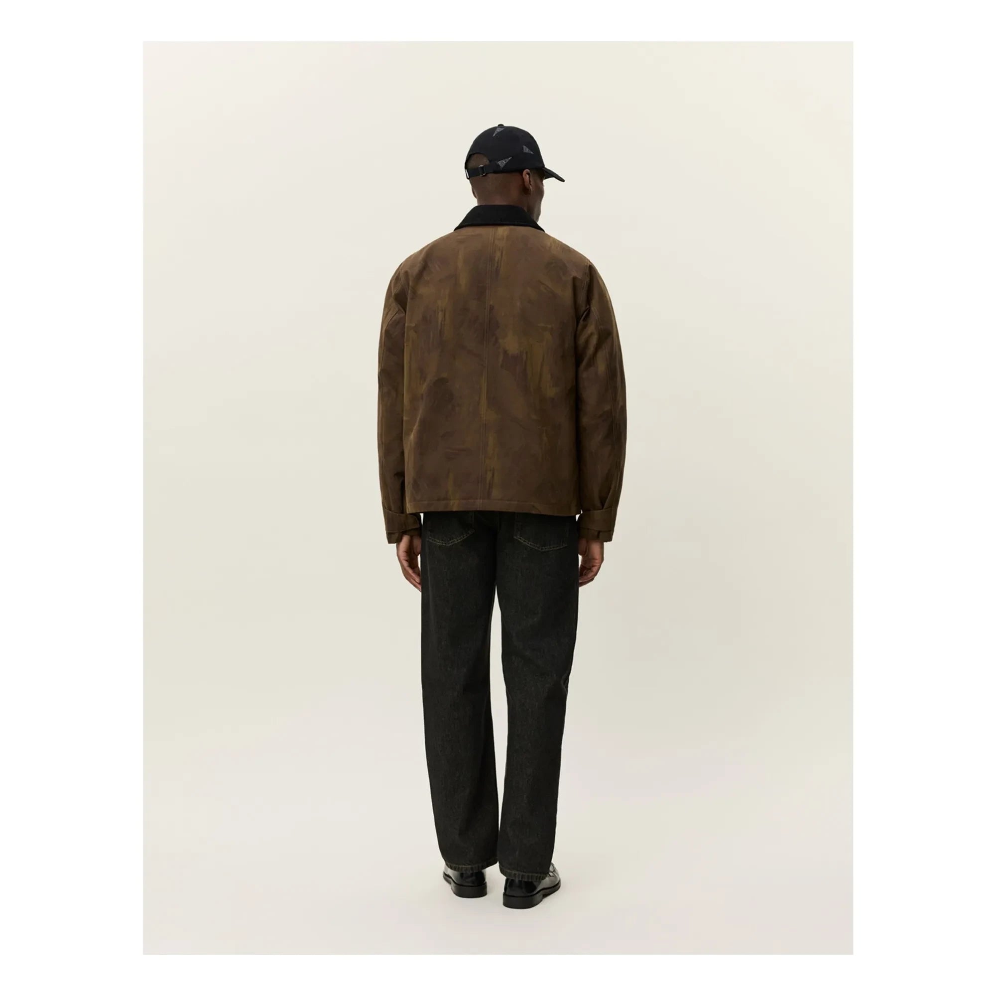Les Deux - Montana AOP Cotton Jacket | Brown