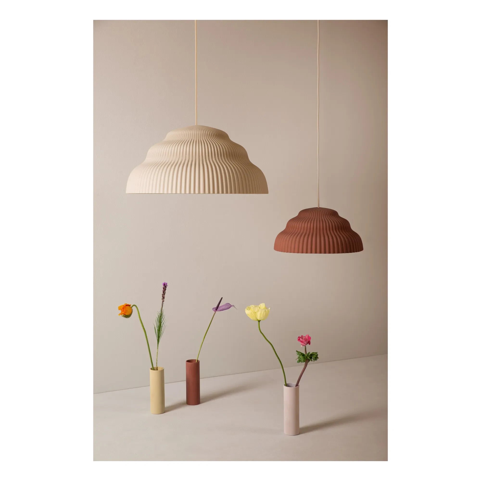 Schneid Studio - Kaskad Ceramic Pendant Lamp | Beige