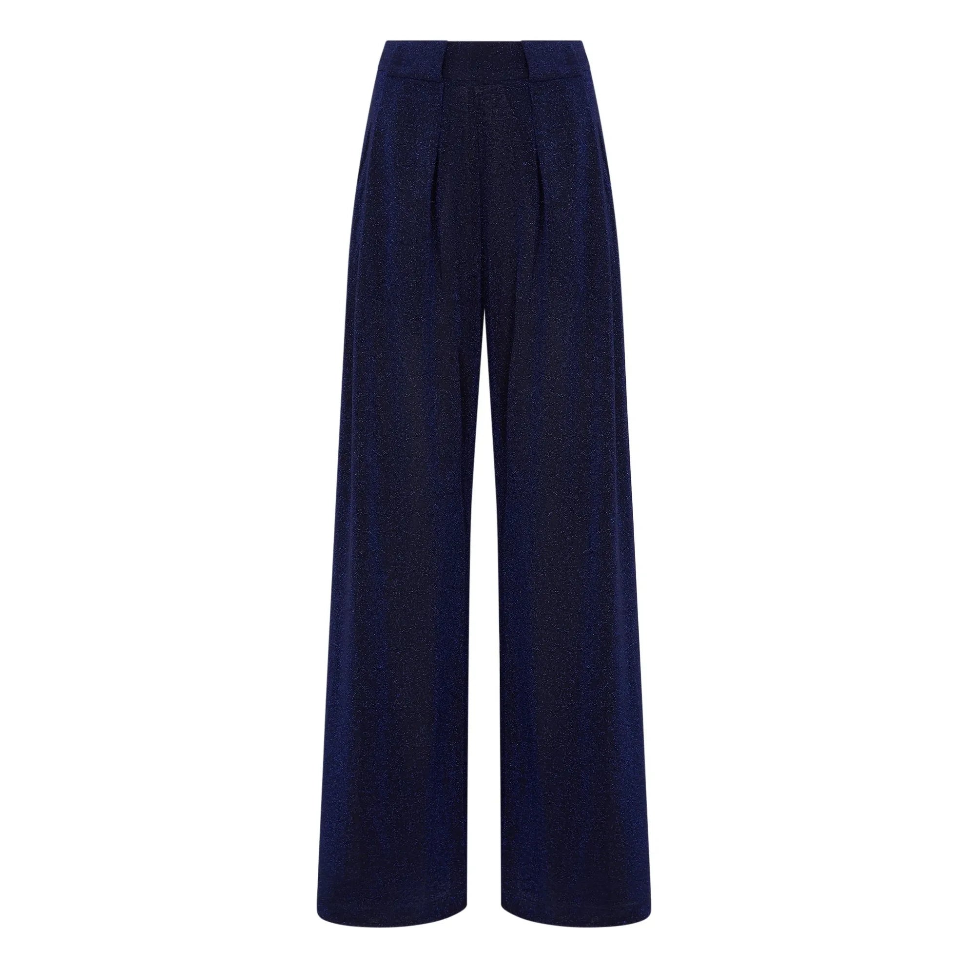 Momoni - Aspen Metallic Pants | Navy Blue