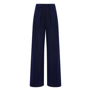 Momoni - Aspen Metallic Pants | Navy Blue