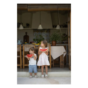1+ in the family - Binibeca Striped T-shirt | White