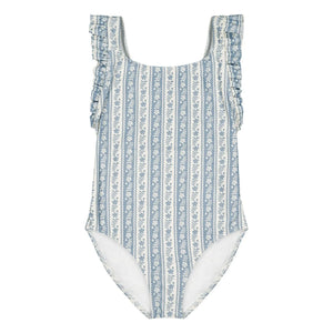 Soor Ploom - Thelma Floral Recycled Fiber Swimsuit Soor Ploom X Canopea | Ecru