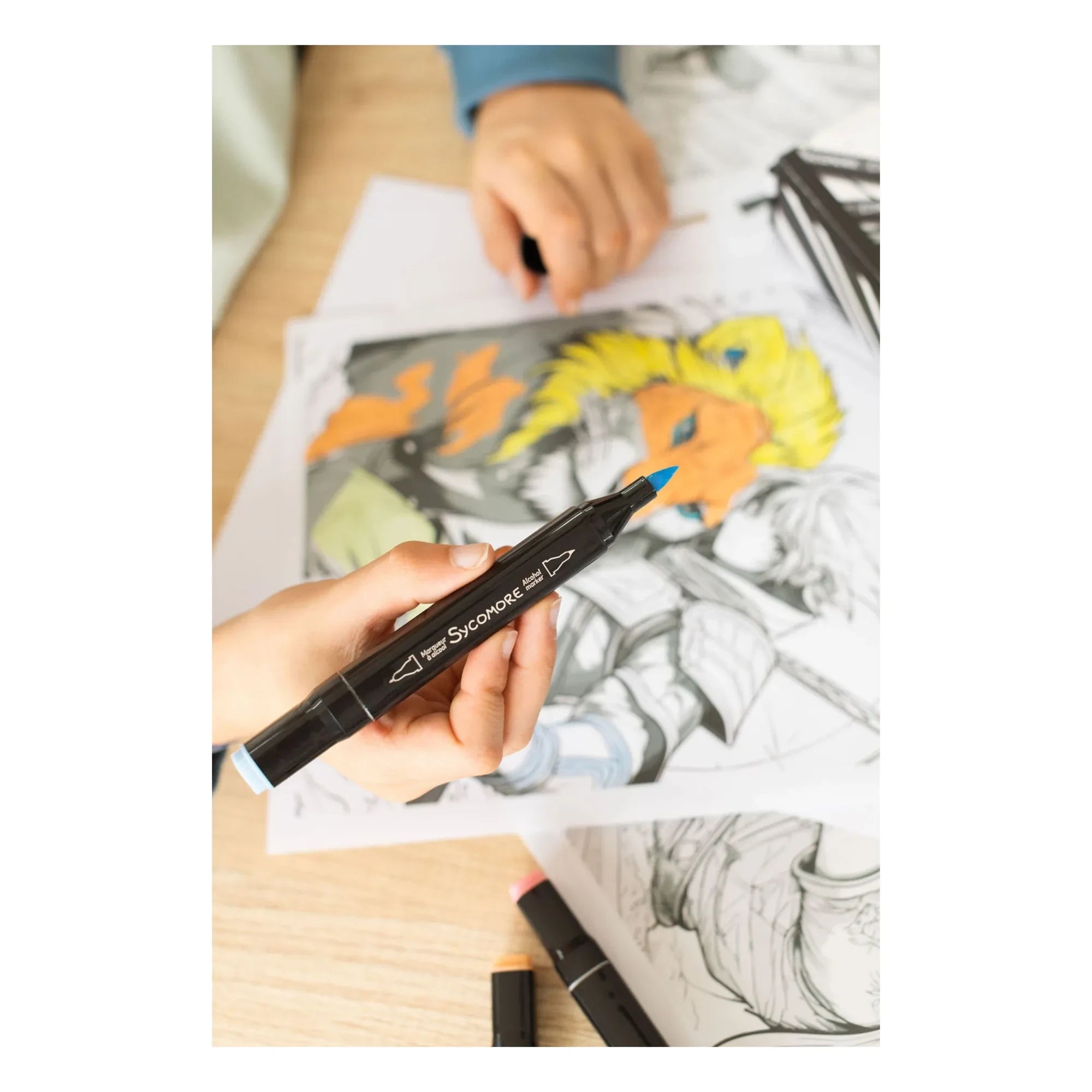 Sycomore - Manga - Organizer and Warrior Heroes Felt-tip Pens