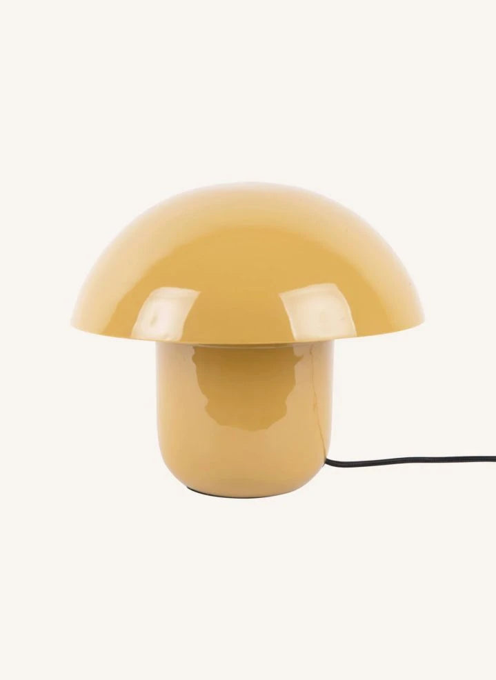 Present Time - Fat Mushroom Table Lamp | Mustard
