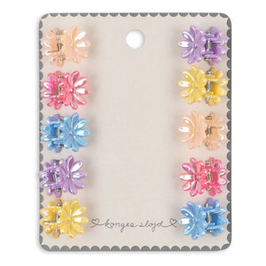 Konges Sløjd - 10-piece Mini Flower Clip Set | Pink