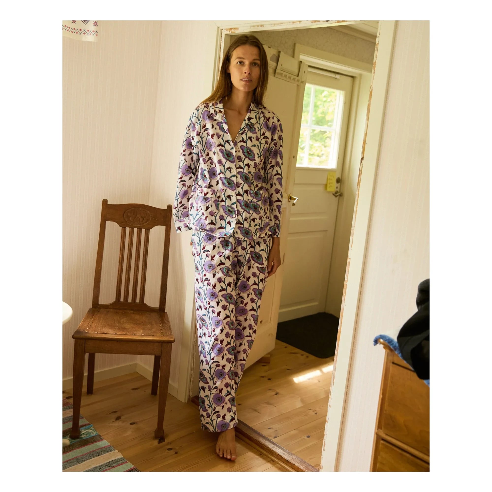 SISSEL EDELBO - Organic Cotton Pajamas | Purple
