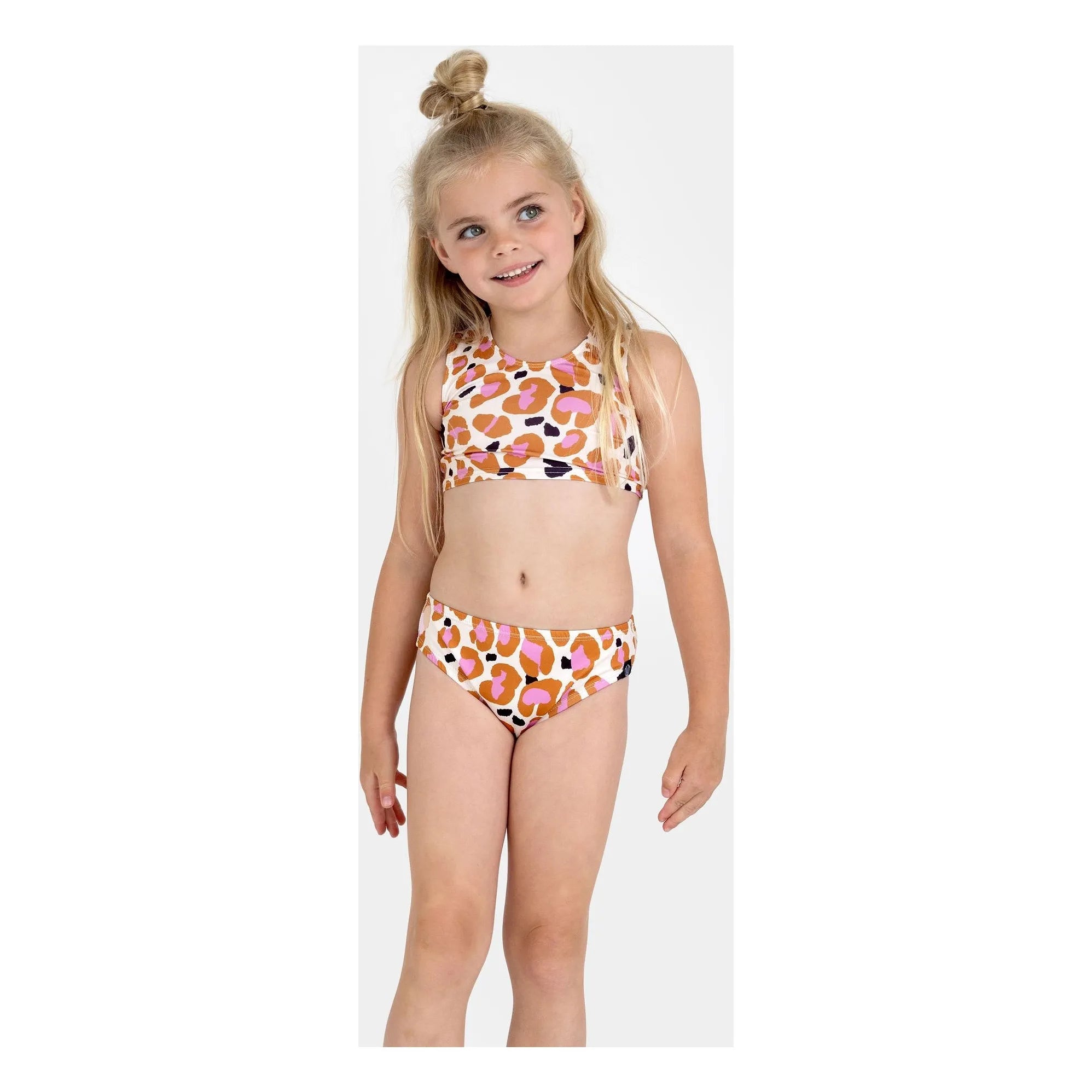Beach & Bandits - 2-Piece UV Protective Swimsuit | Sweet Leopard Recycled Fibers