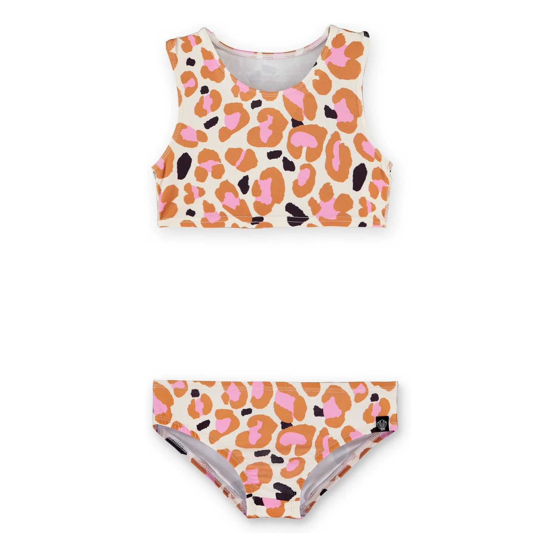 Beach & Bandits - 2-Piece UV Protective Swimsuit | Sweet Leopard Recycled Fibers