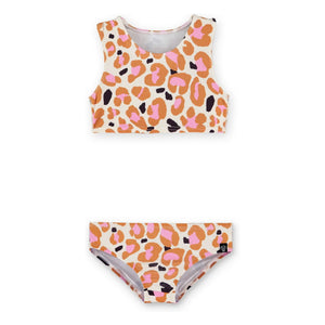 Beach & Bandits - 2-Piece UV Protective Swimsuit | Sweet Leopard Recycled Fibers