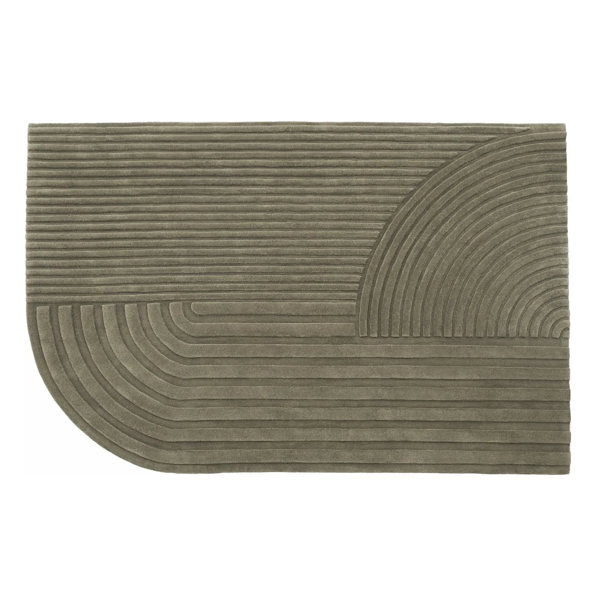 Muuto - Relevo wool rug, Studiopepe | Taupe brown
