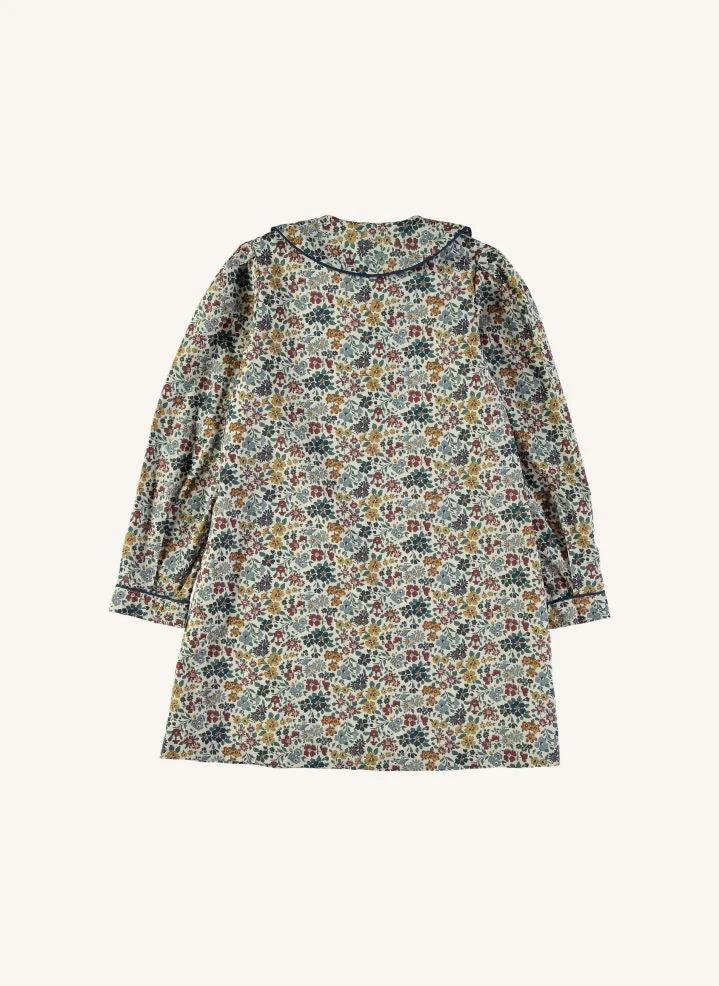 Risu Risu - Paola Liberty Organic Cotton Dress | Green
