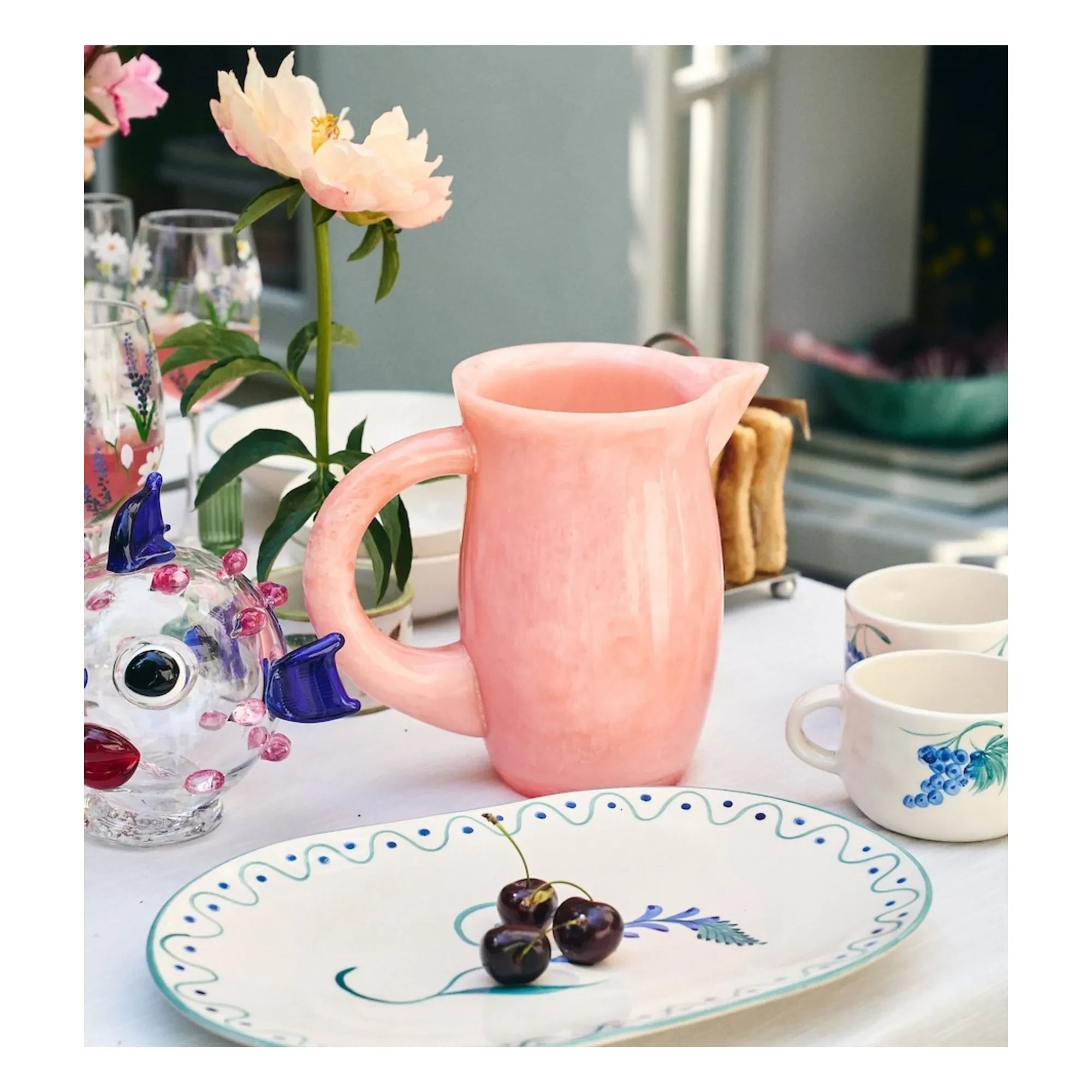 Anna + Nina - Resin Pitcher Lemonade | Pink