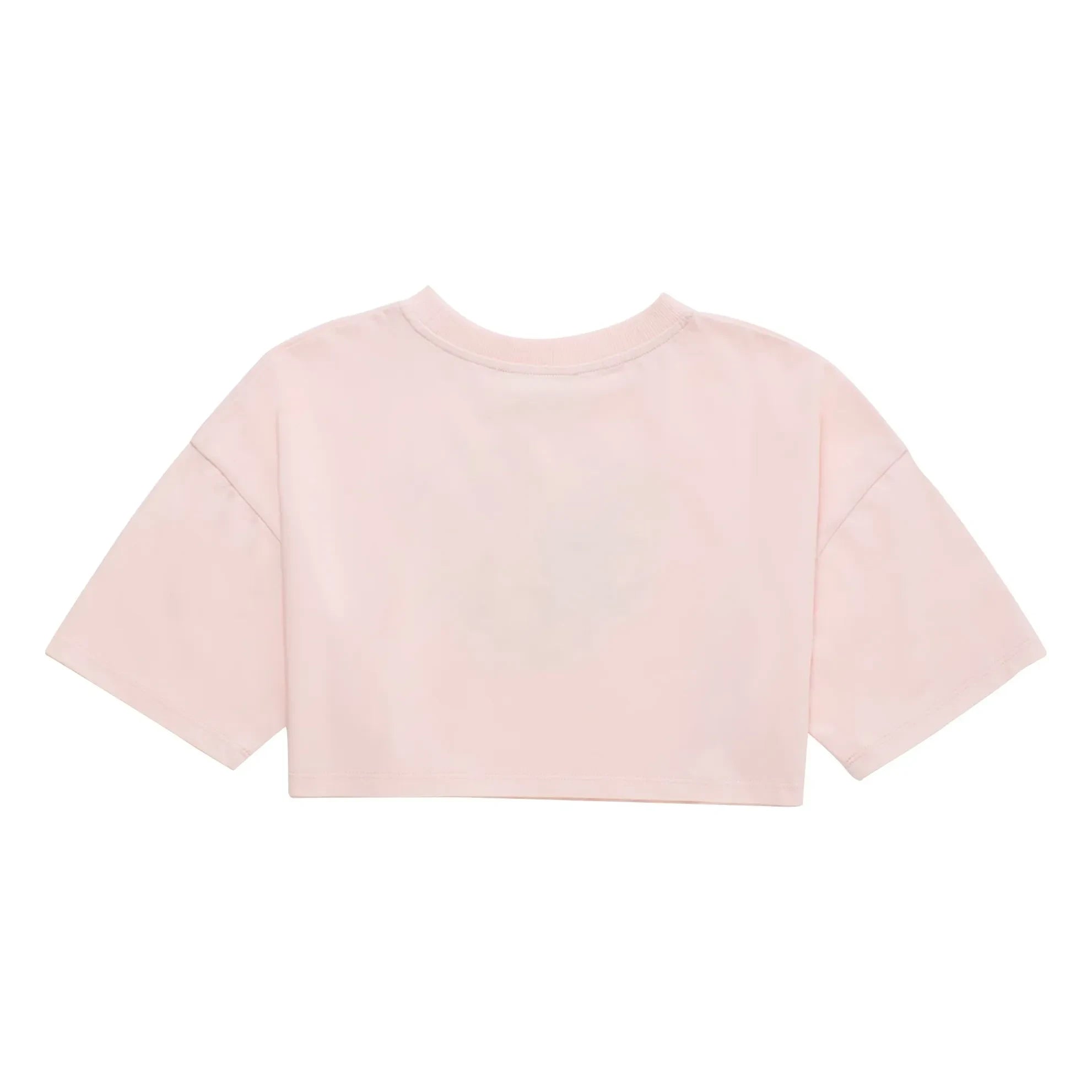 Maison Mangostan - Birds Crop T-shirt | Light Pink