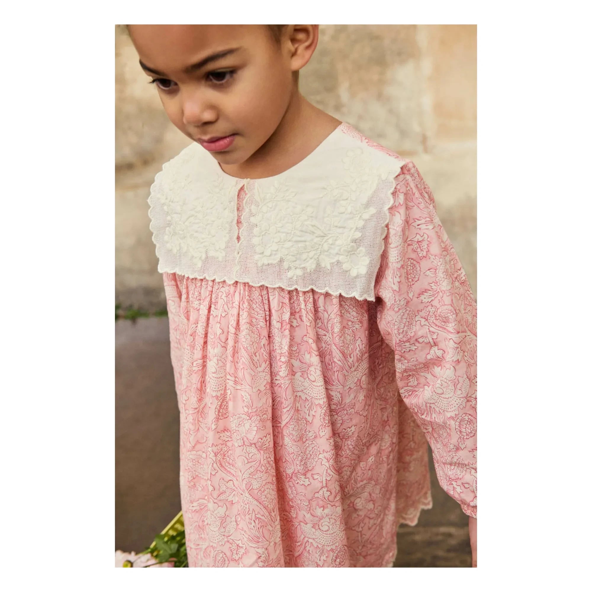 Louise Misha - Arinola Organic Cotton Dress | Pink
