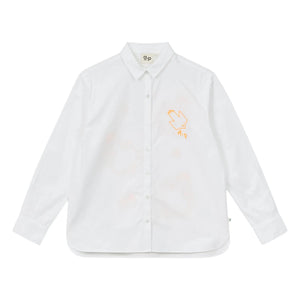 a.p - Gizelle Cotton Poplin Shirt | White