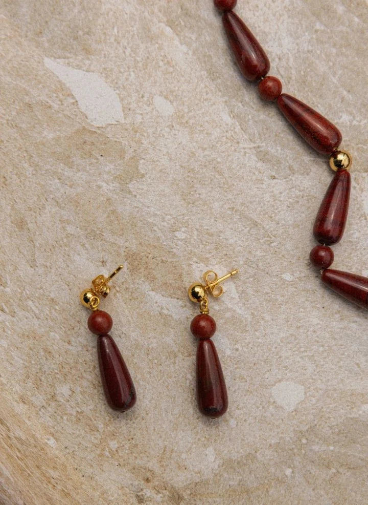 Anni Lu - Hanging Earring | Red