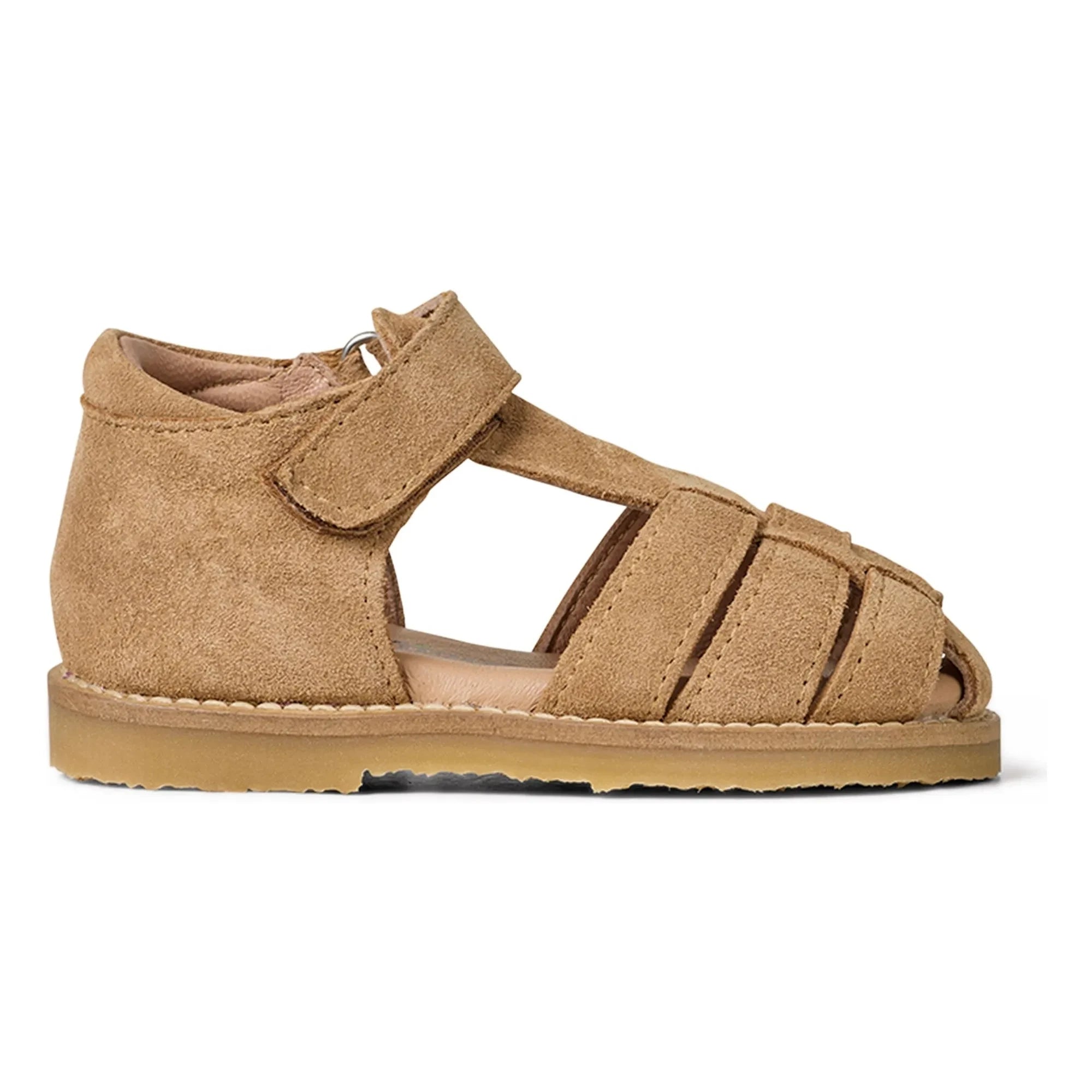 Petit Nord - Classic Suede Scuffed Sandals | Beige