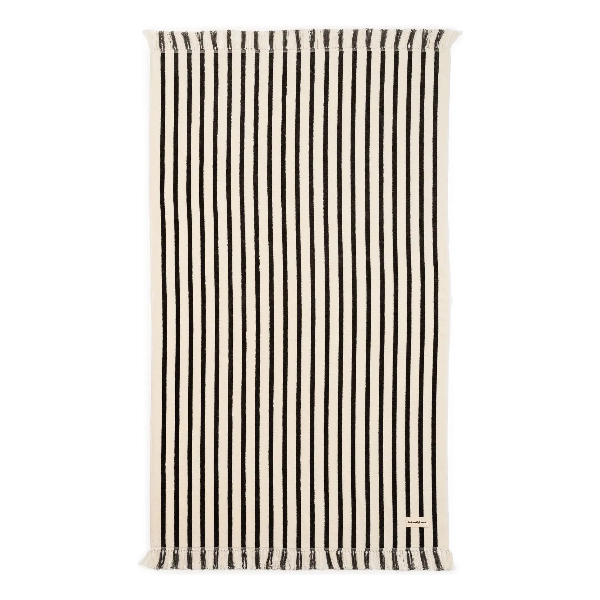Business & Pleasure Co. - Plaj havlusu | Siyah