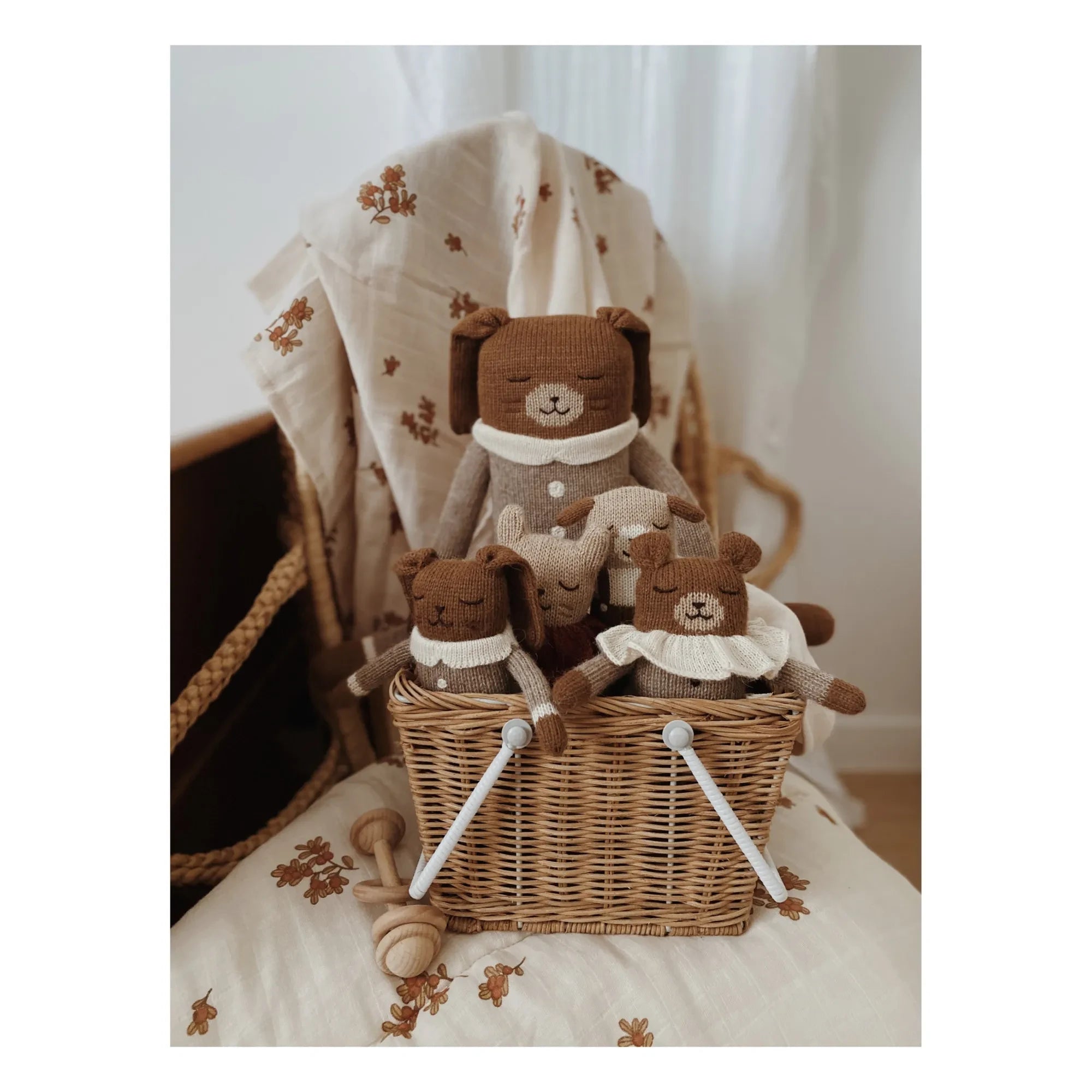Main Sauvage - Soft Toy Bunny with Jumpsuit