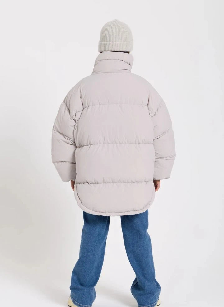 Finger in the nose - Snowbag Dolgulu Ceket | İnci grisi