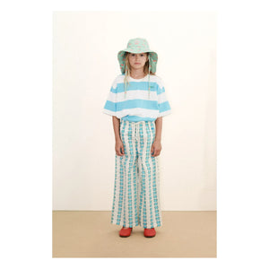 Tinycottons - Striped organic cotton T-shirt | Blue