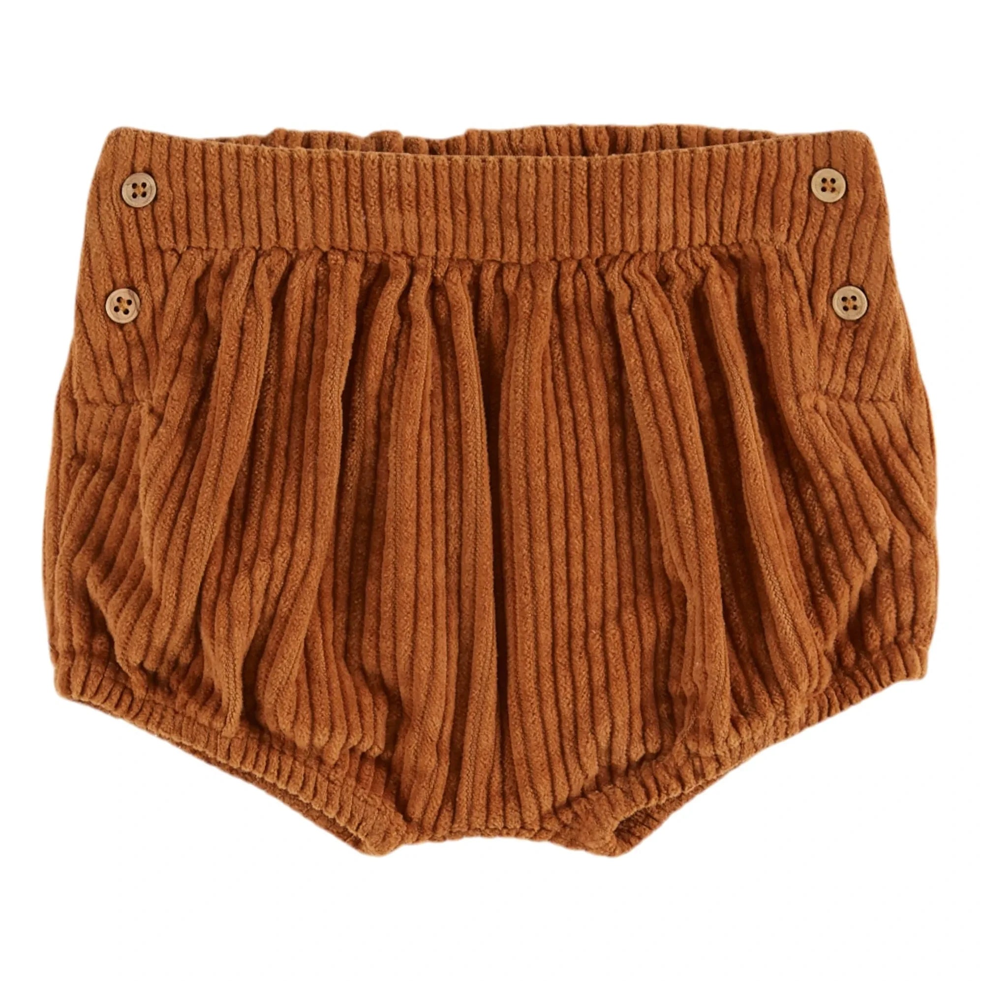 Emile et Ida - Ribbed Velvet Bloomer | Caramel