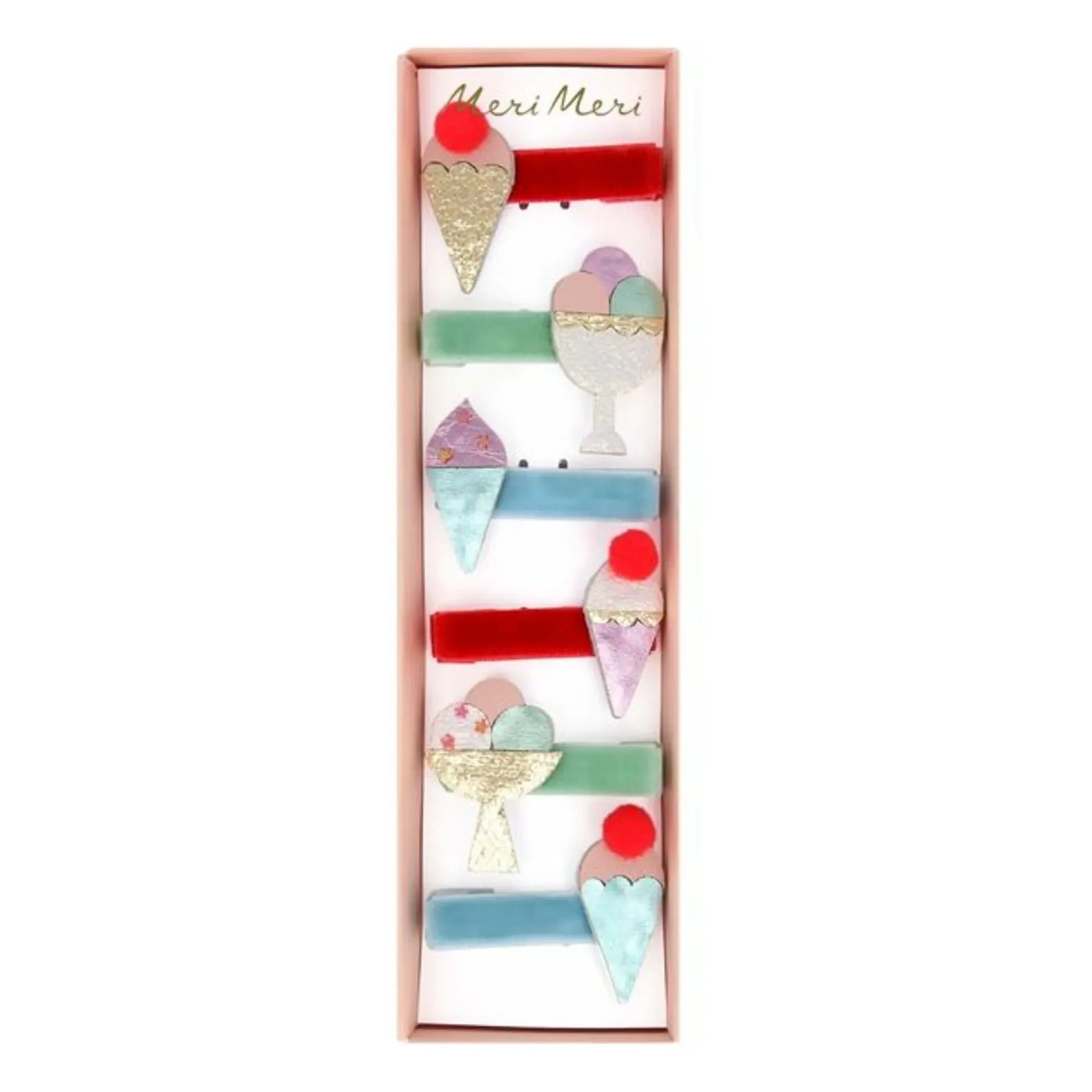 Meri Meri - Ice Cream Hair Clips - Set of 6