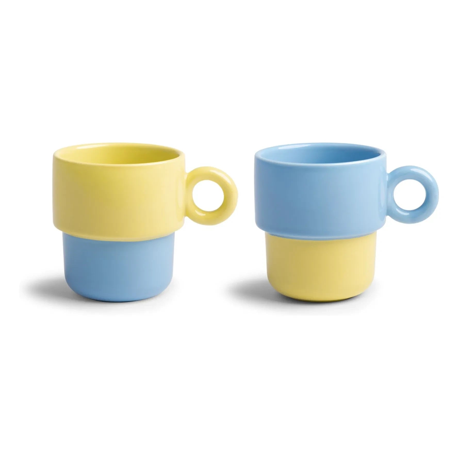 &Klevering - Chiquito Cups - Set of 2 | Light Yellow