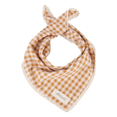 birinit - Pamuk Organic Vichy Bandana | Caramel