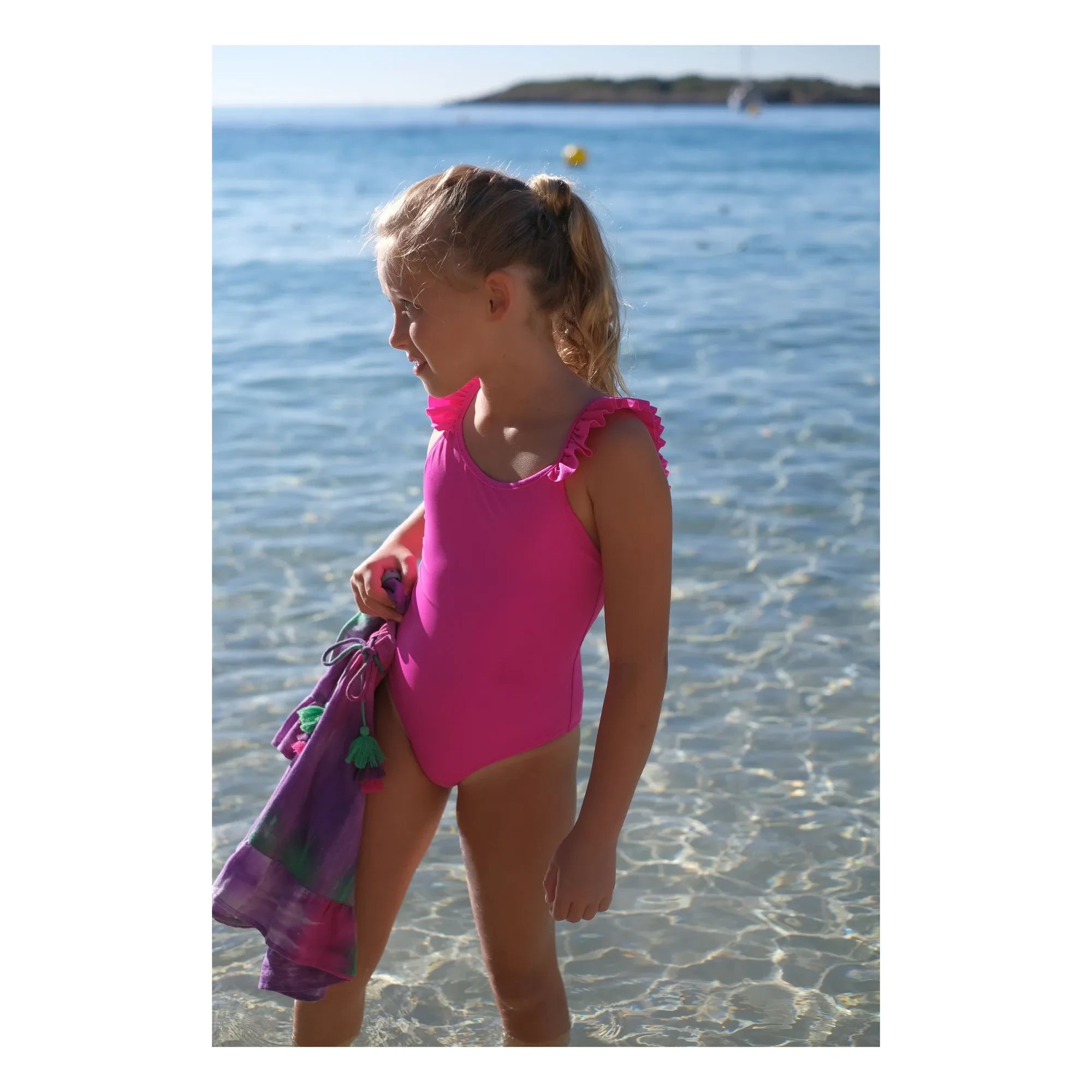 Lison Paris - 1 Piece Swimsuit Anti-UV Recycled Fiber | Fuchsia
