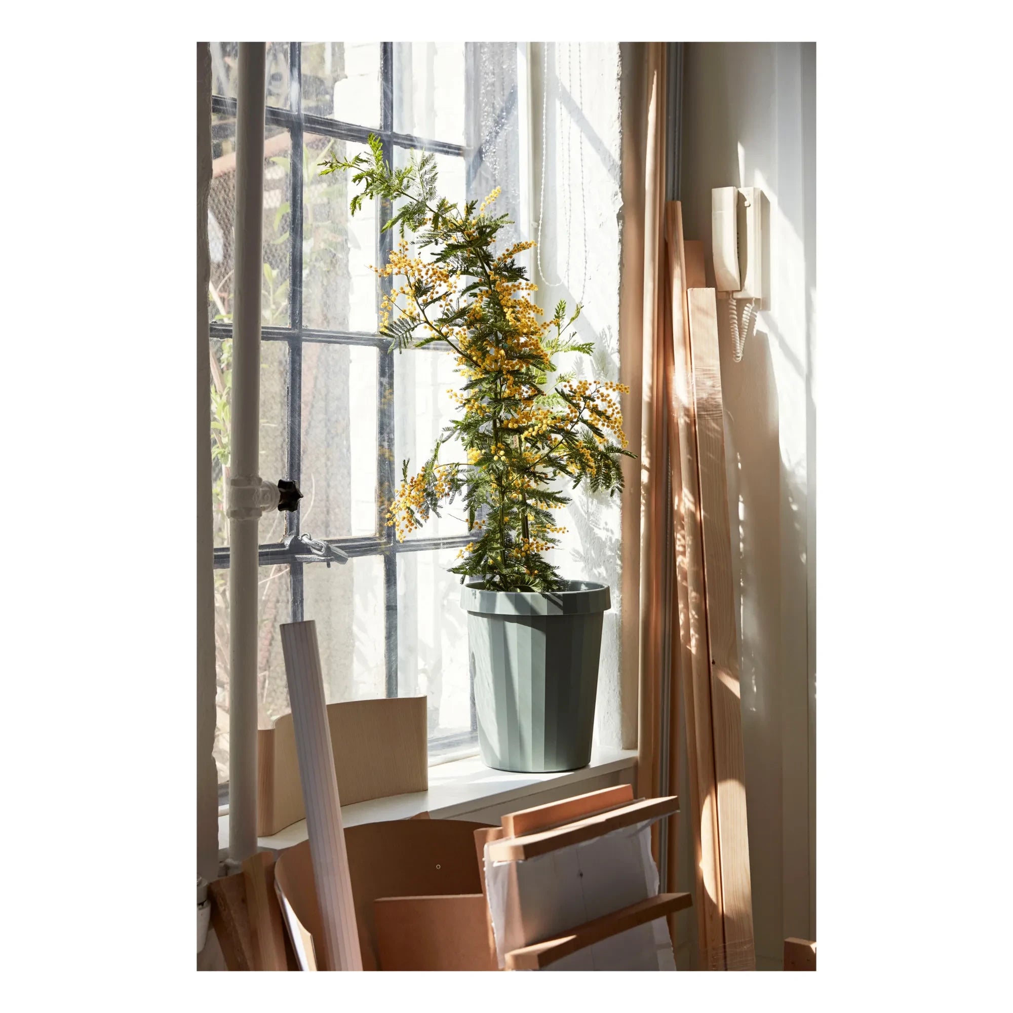 Hay - Shade Trash Bin | Almond Green