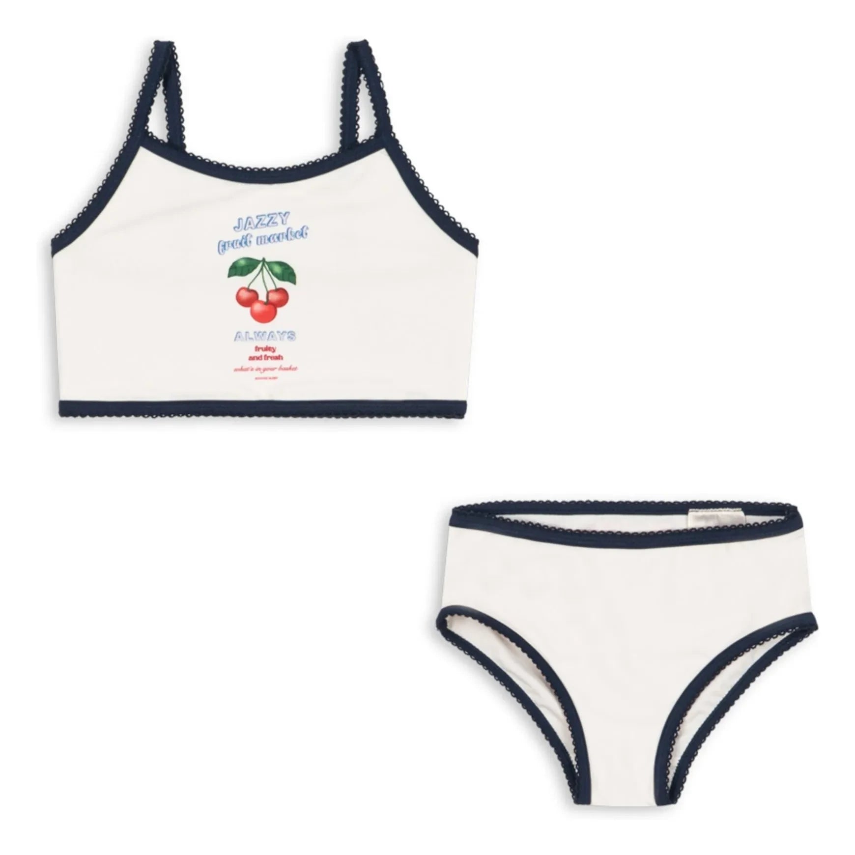 Konges Sløjd - Vilja Cherry Swimwear Recycled Fibres | Ecru