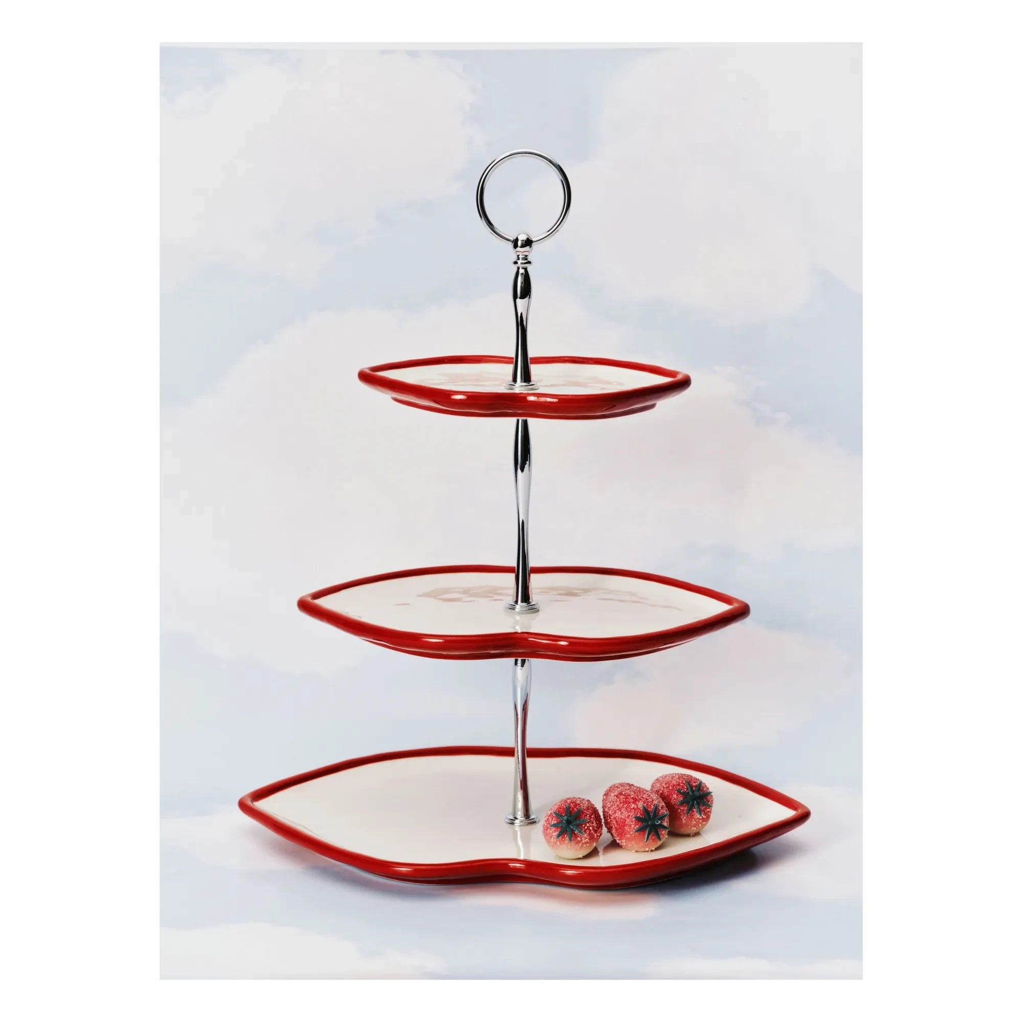 Serax - 3-Tier Cake Stand, Wouters & Hendrix | Red