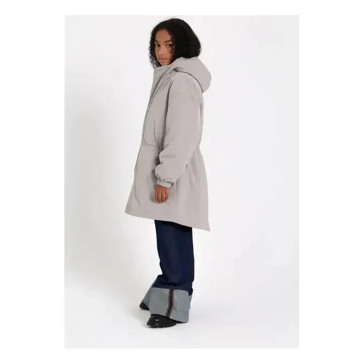Finger in the Nose - Fox Recycled Fiber Lined Parka | Pearl Gray