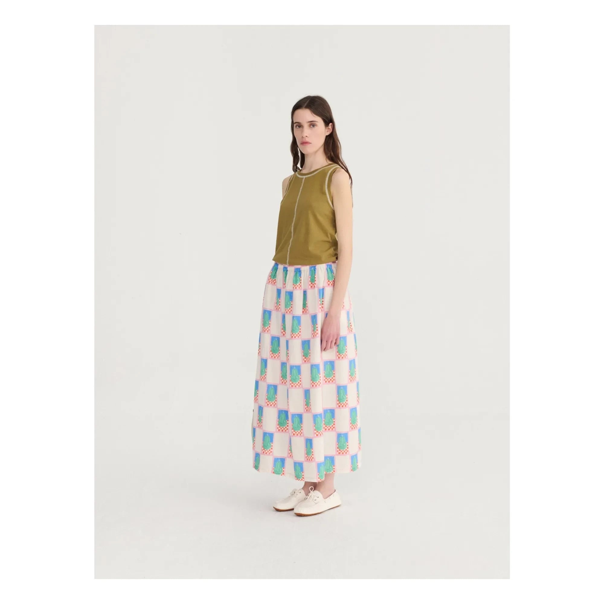 Bobo Choses - Cotton Ruffled Skirt | Cream