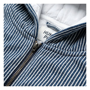 Hundred Pieces - Wyatt Denim Çizgili Ceket | İndigo mavi