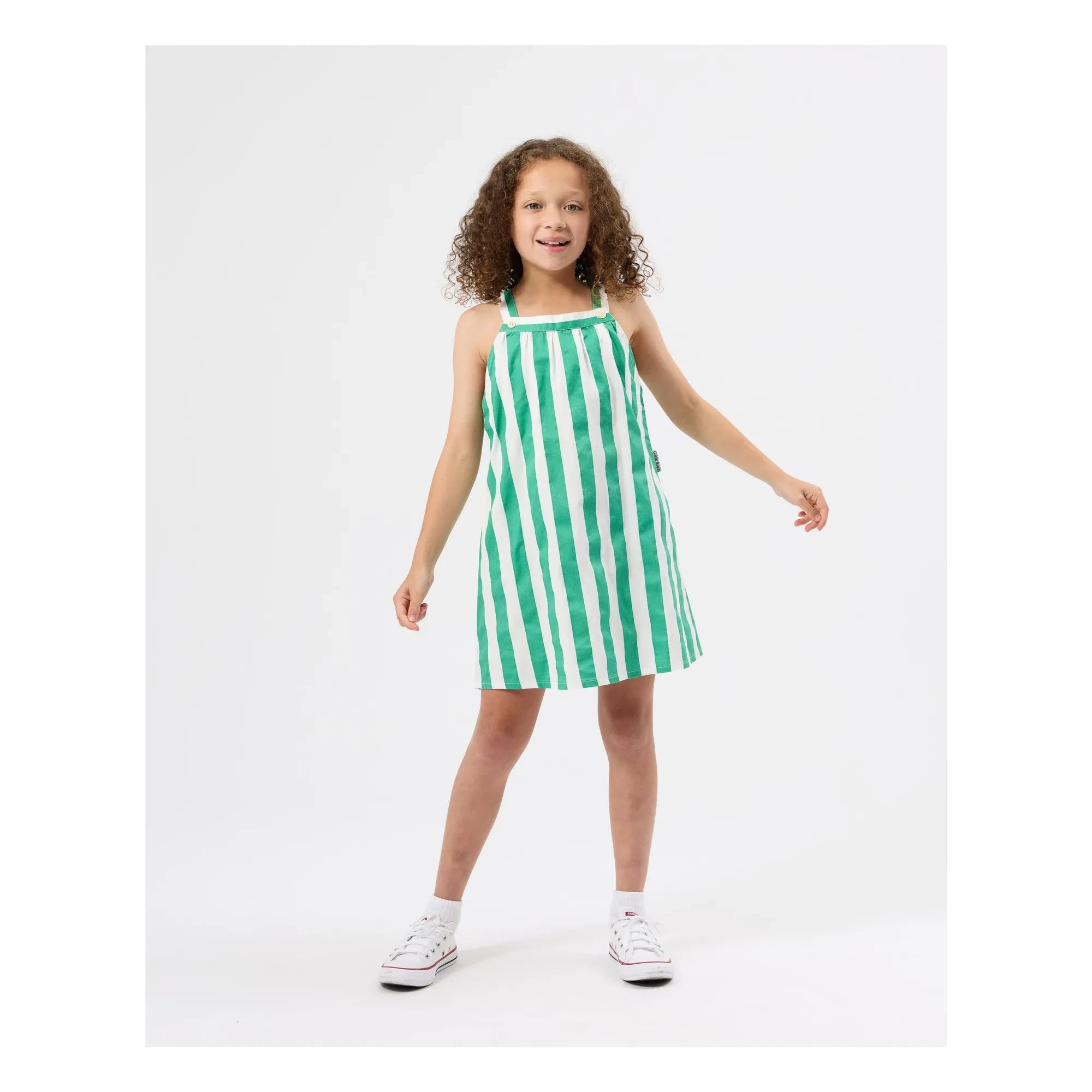Goldie + Ace - Striped Dress | Green