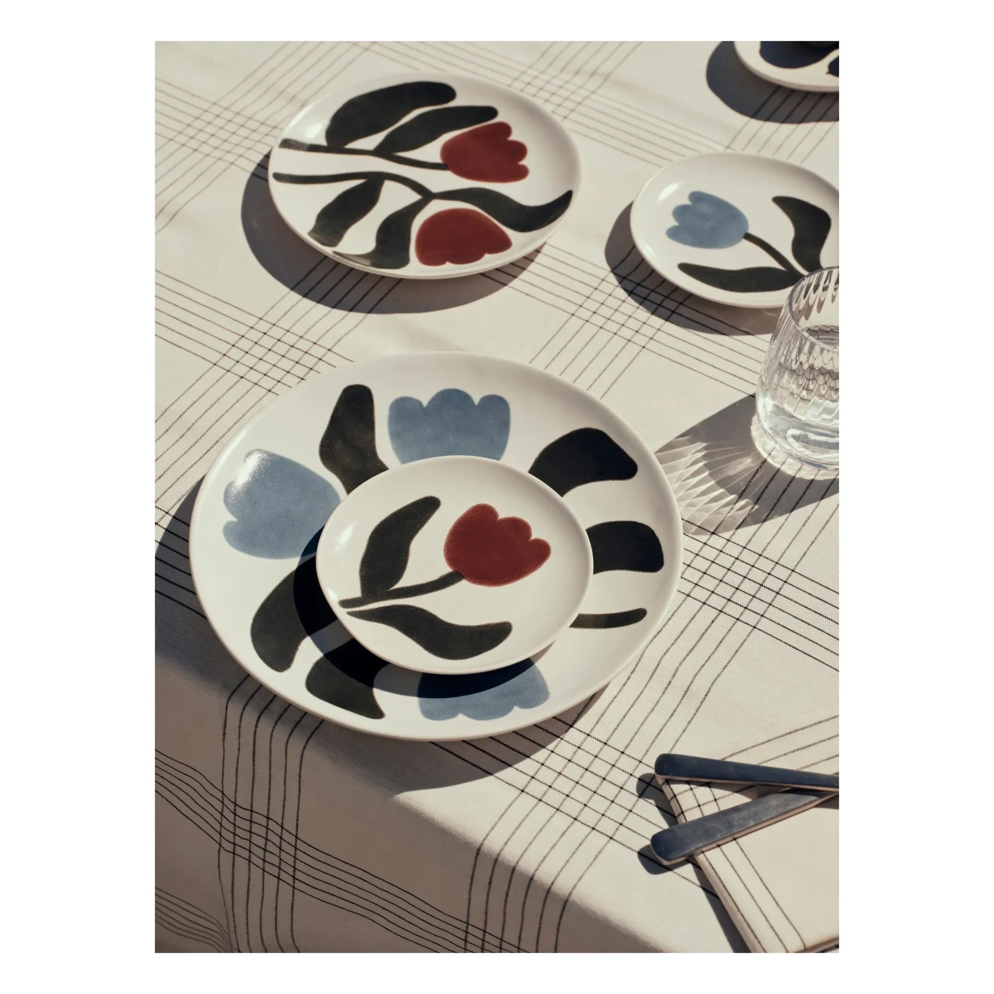 Broste Copenhagen - Dora dinner plate | Blue
