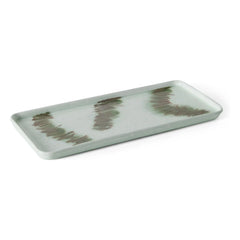 HKliving - Tide Ceramic Cake Plate | Light Blue