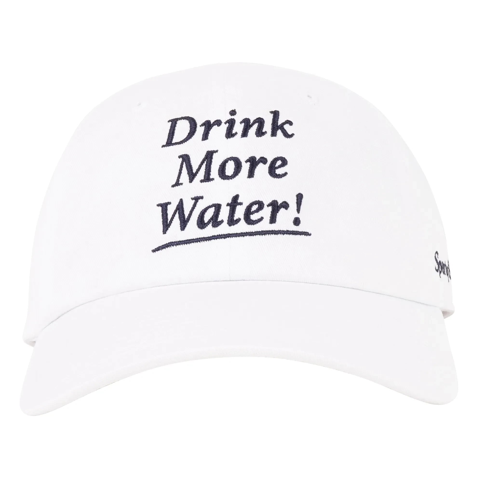 Sporty & Rich - Drink More Water Şapka | Beyaz