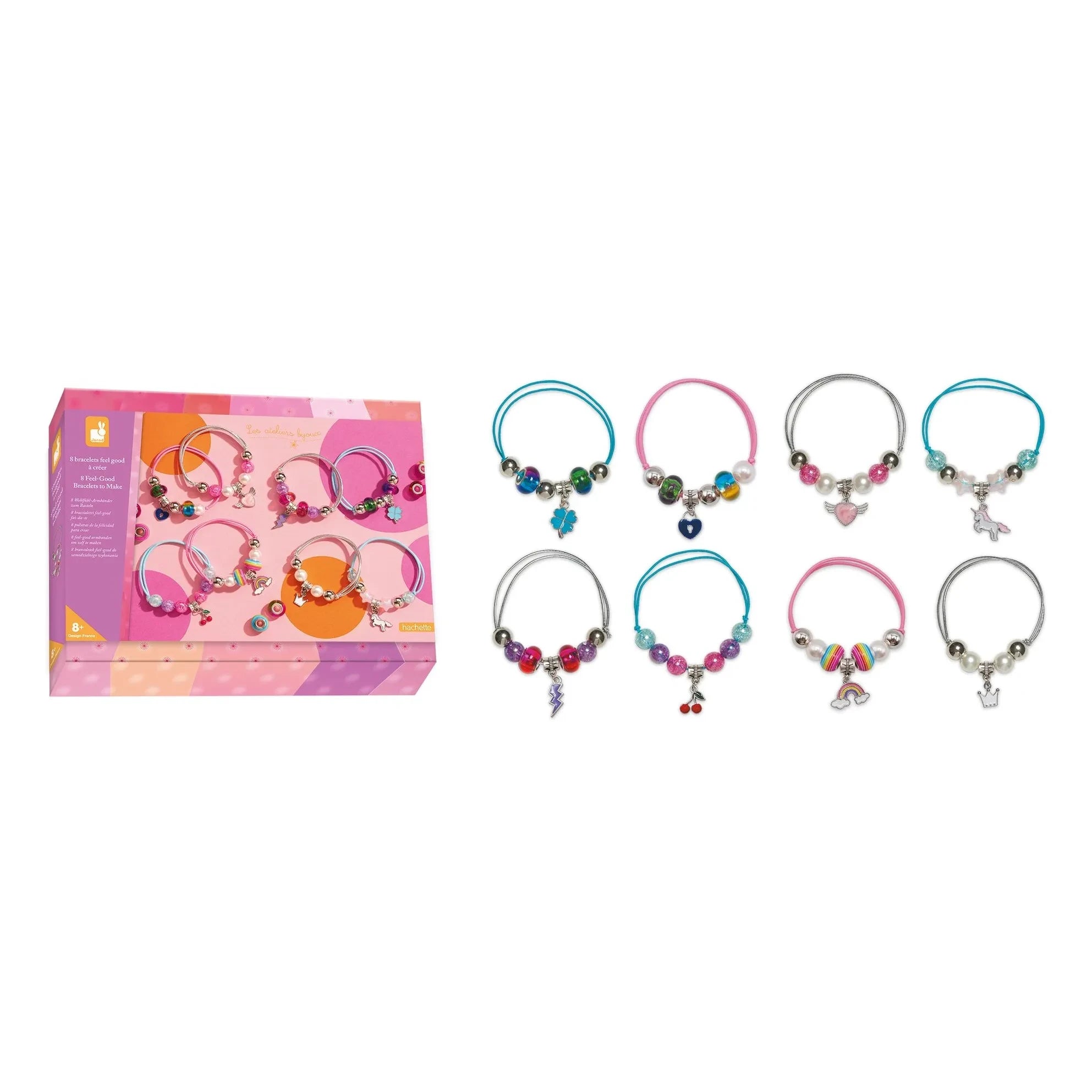Janod - Feel-Good Bracelets Making Kit - Janod x Hachette